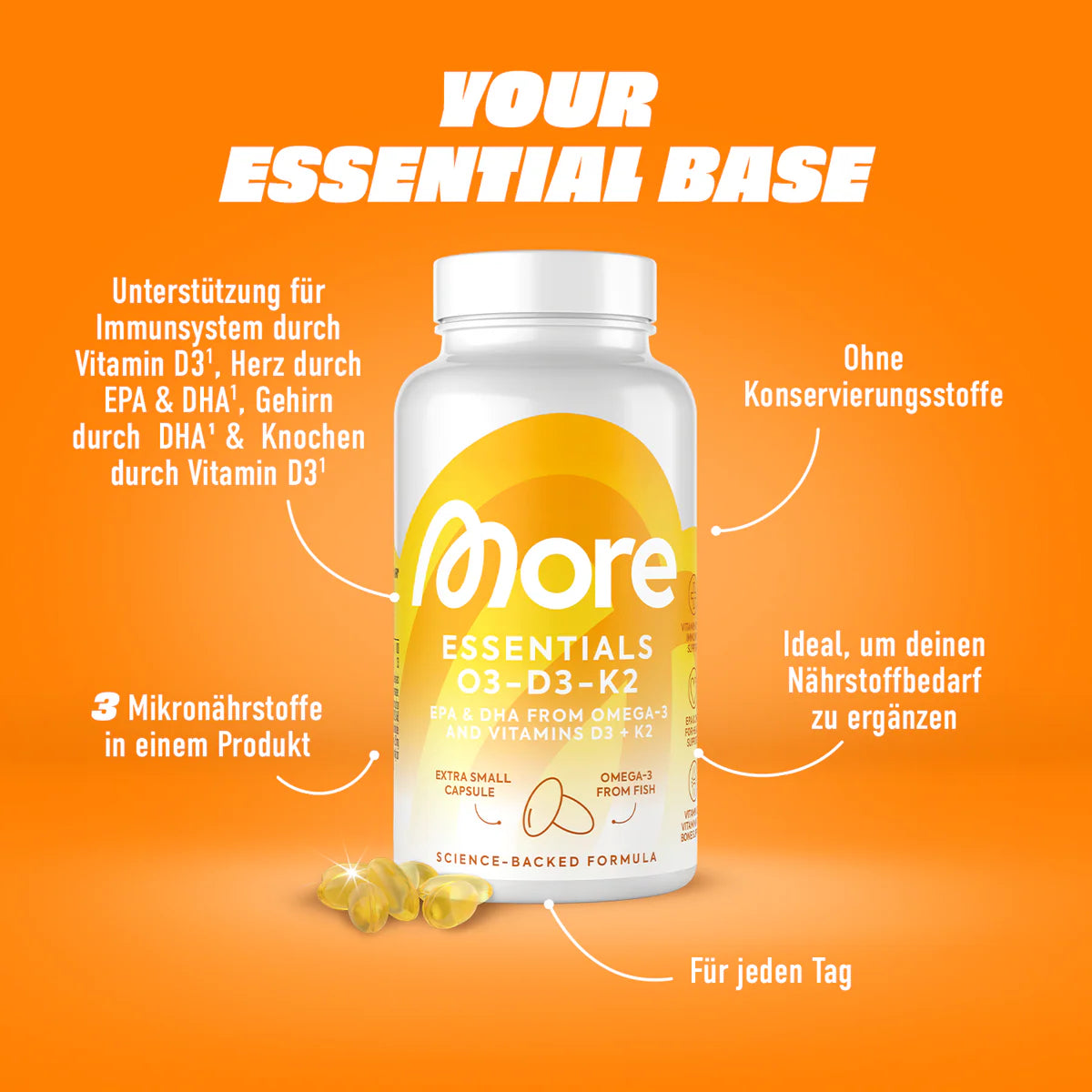 Essentials Omega 3-D3-K2
