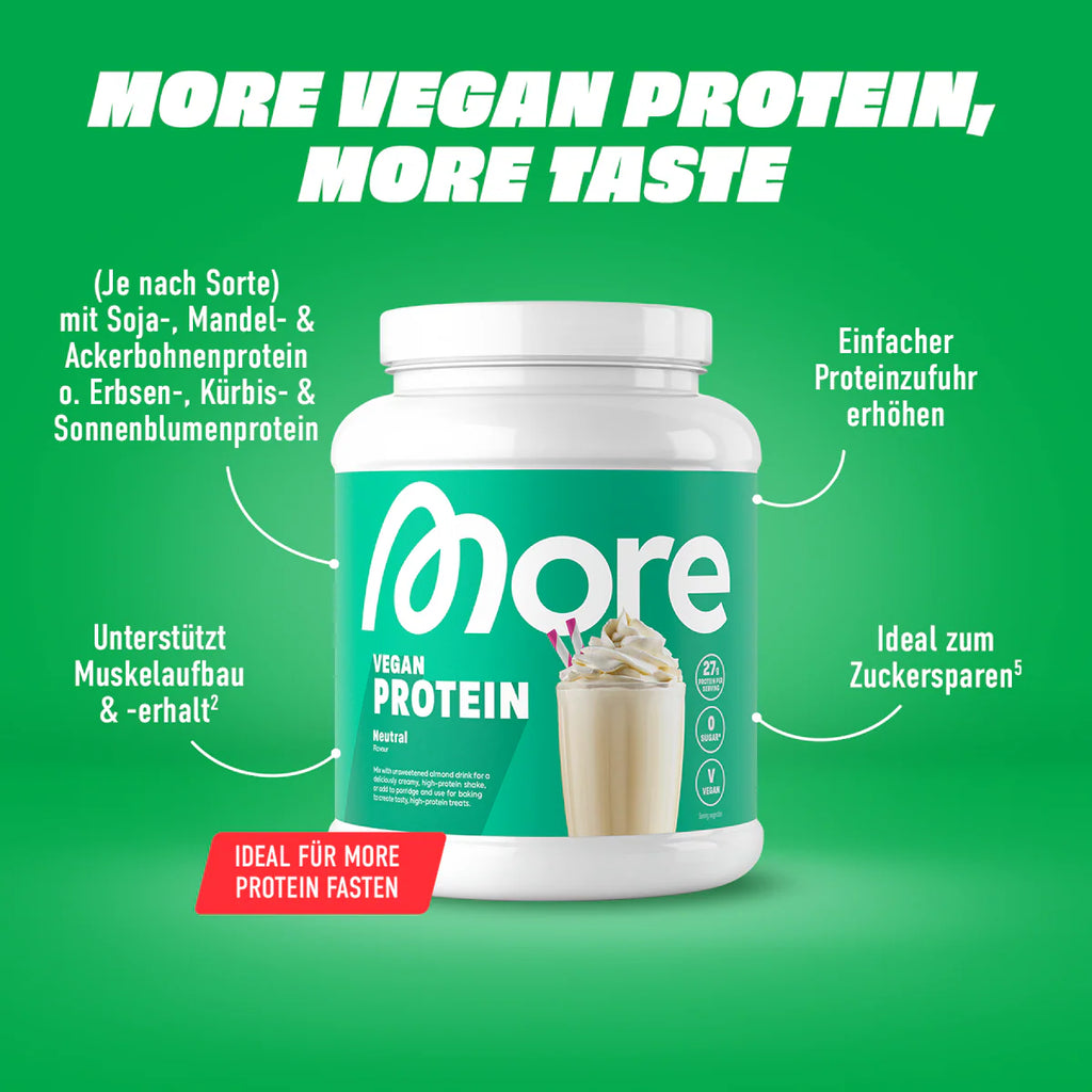 More Vegan Protein: Veganes Proteinpulver