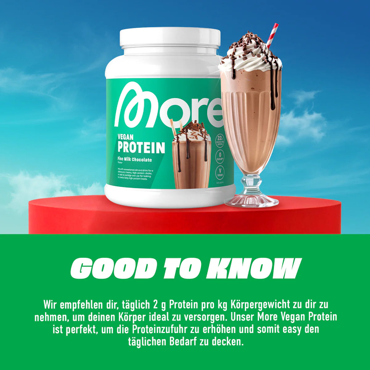 More Vegan Protein: Veganes Proteinpulver
