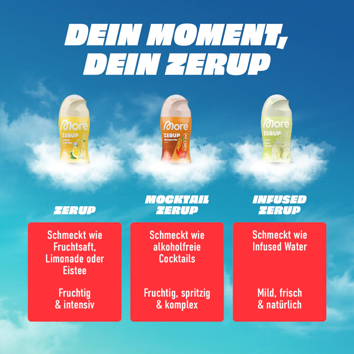 Zerup - Getränkesirup ohne Zucker