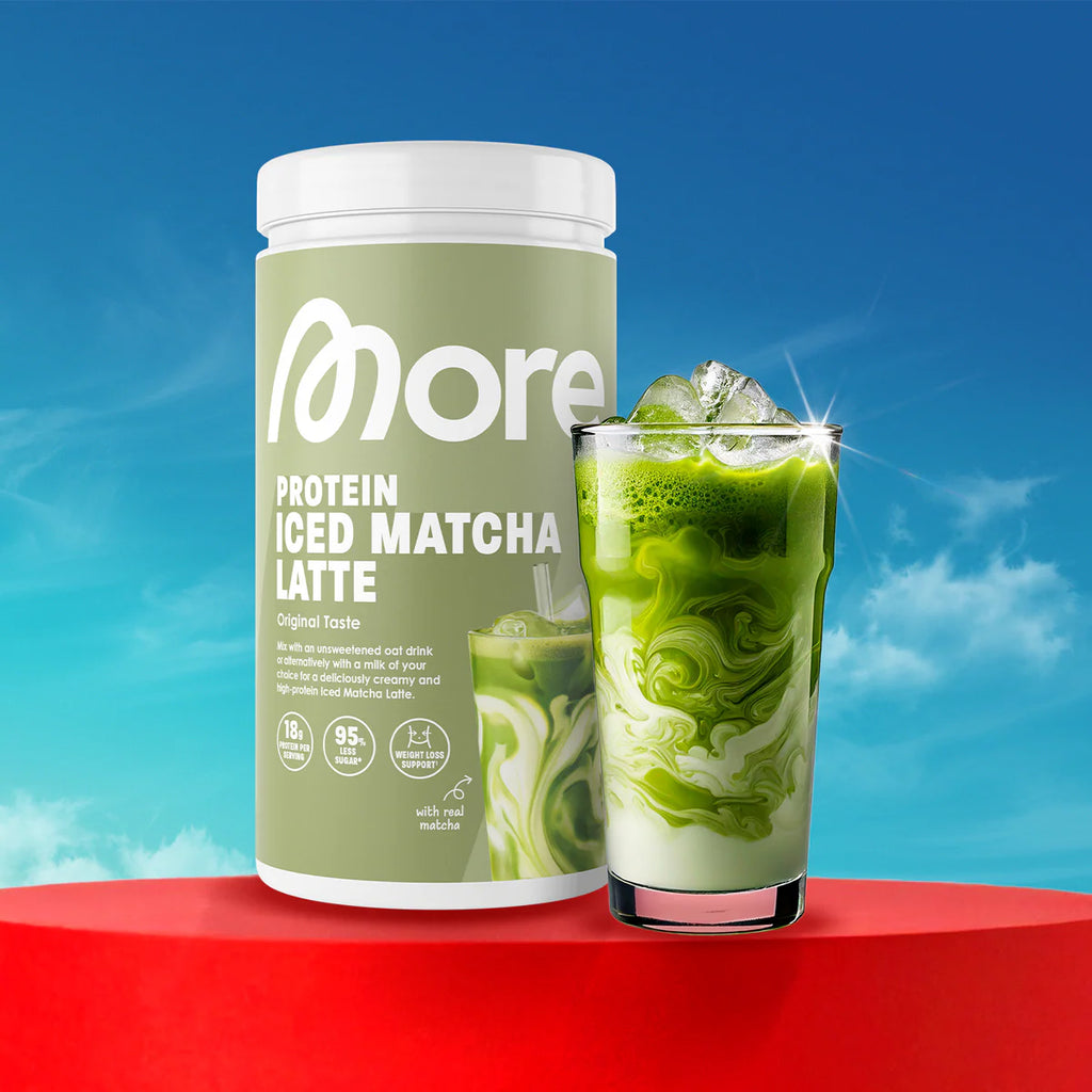 More Protein Iced Matcha Latte